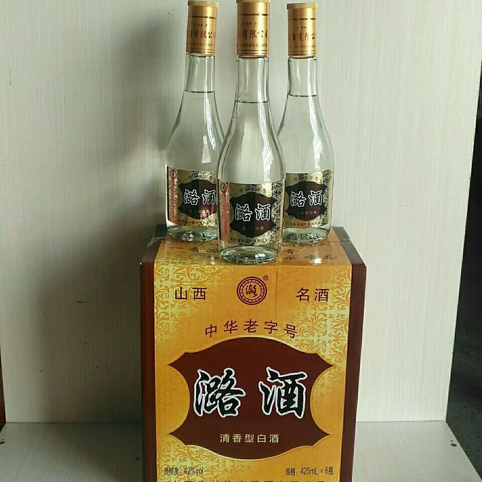 山西特产长治潞酒 中华清香型白酒425ml1*2瓶/4瓶 1*4【图片 价格