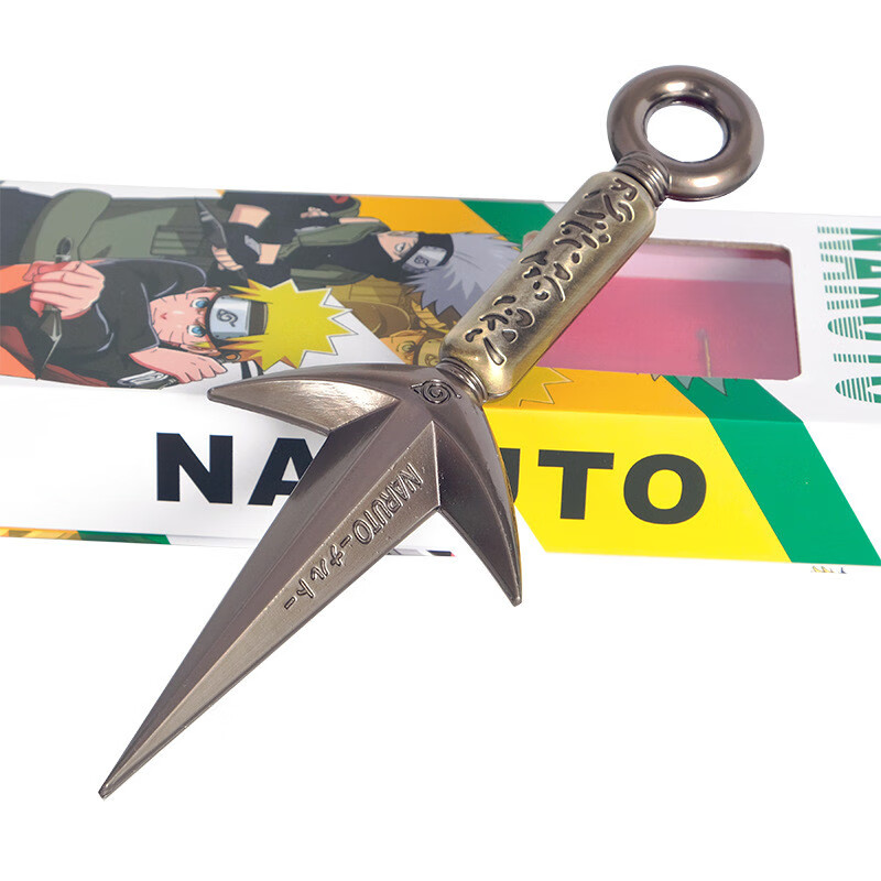 猿飞双把黑手查克拉之刃动漫木叶丸武1器查克拉刀 大苦无-白柄【图片