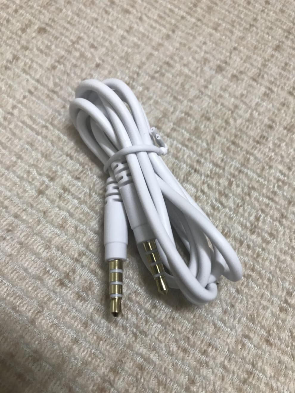 适用于手机k歌麦克风唱吧话筒音频线直播伴奏线苹果安卓oppo录音连接