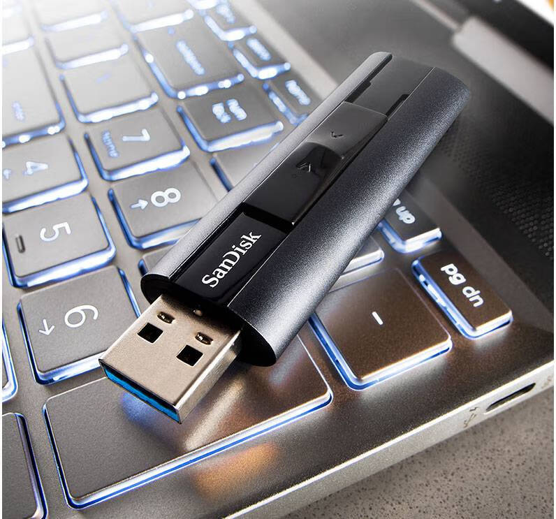 闪迪(sandisk)cz880 固态u盘128g手机电脑优盘加密高速u盘系统商务