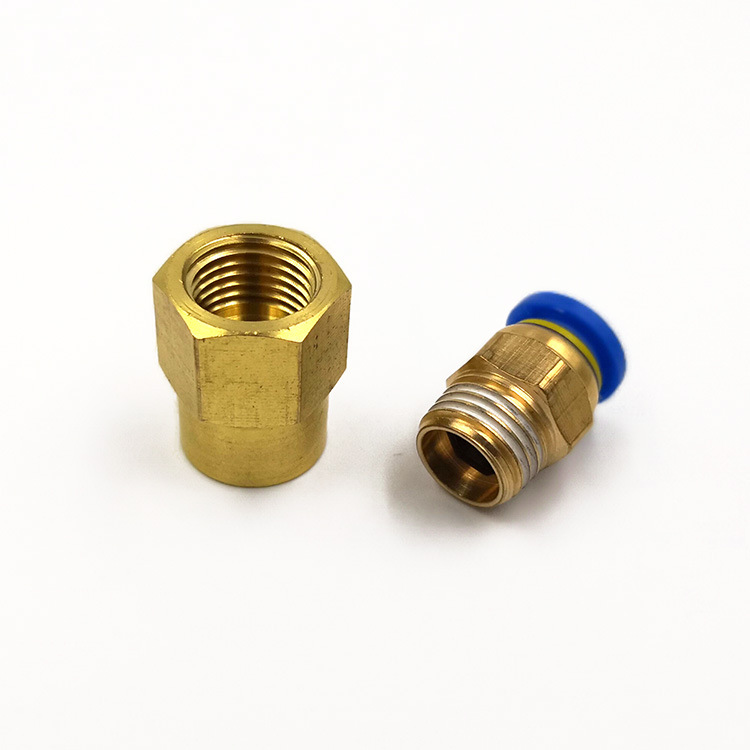 真空泵转接头气嘴全铜宝塔接头气管快接直接压屏抽真空接头6mm宝塔头