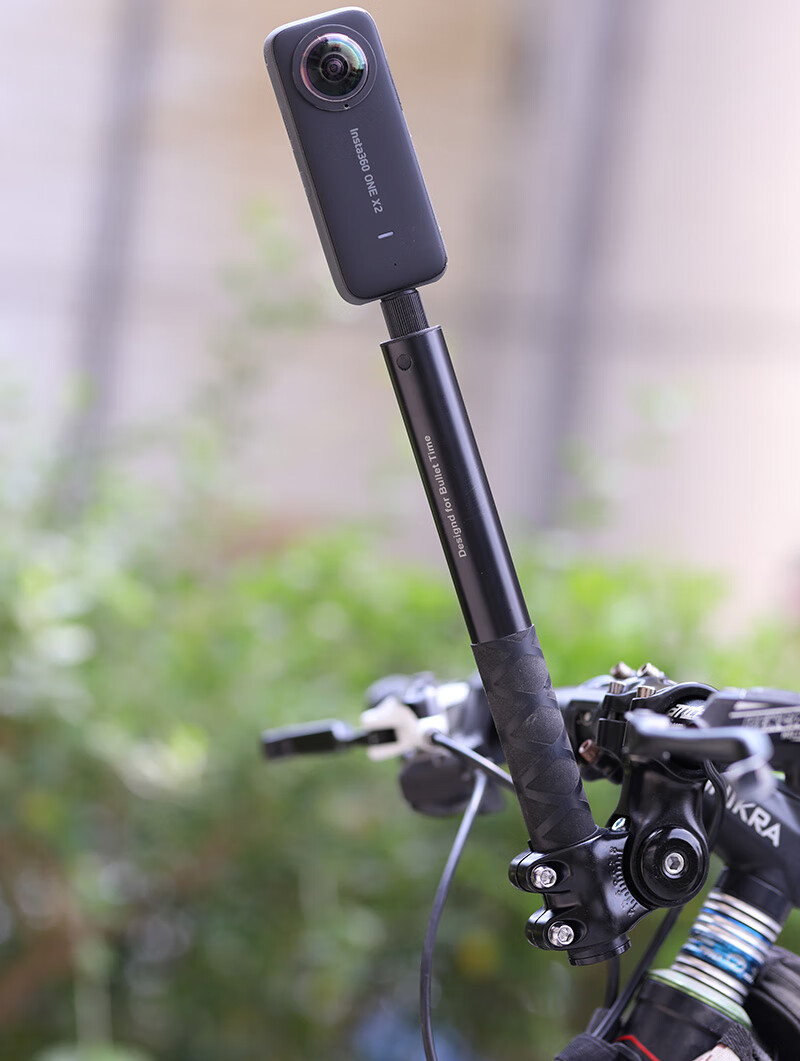 自行车骑行自拍杆insta360 one x2r运动相机摩托车骑行固定自行单车
