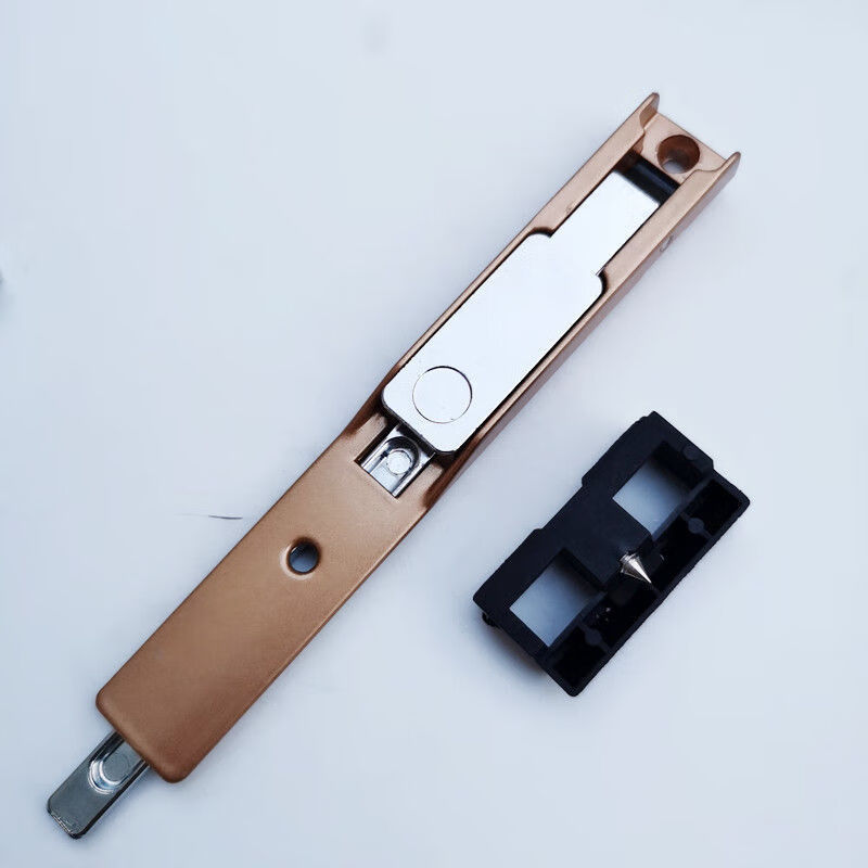 断桥铝合金插销铝门窗天地插销塑钢门窗插销上下插销暗插销锁黑色一个