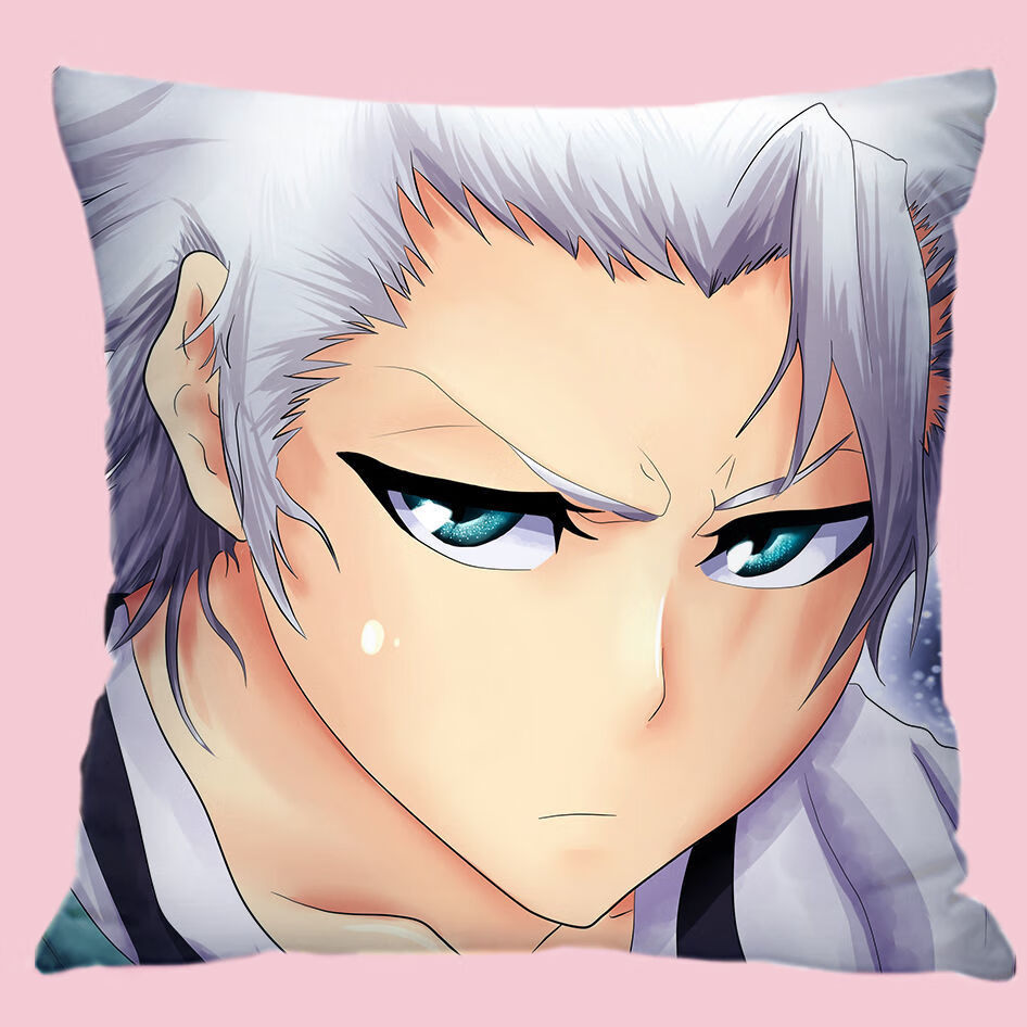 死神周边抱枕黑崎一护日番谷冬狮郎动漫靠枕头生日礼物定做 1 35x35