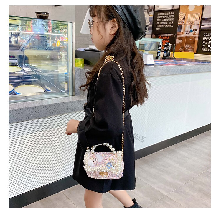 迪士尼儿童包包女童斜挎包可爱小女孩时尚洋气公主卡通迷你单肩包韩版