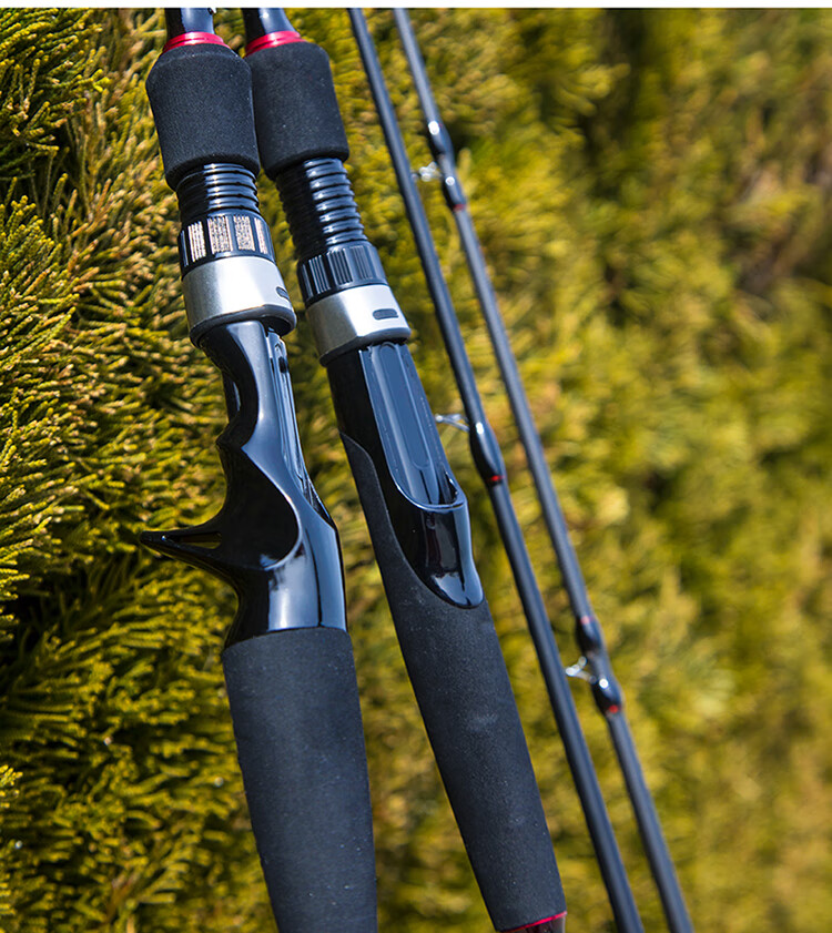 光威路亚竿ml调泛用碳素直柄纺车轮枪柄水滴轮皓水翘嘴鲈鱼竿套装 直