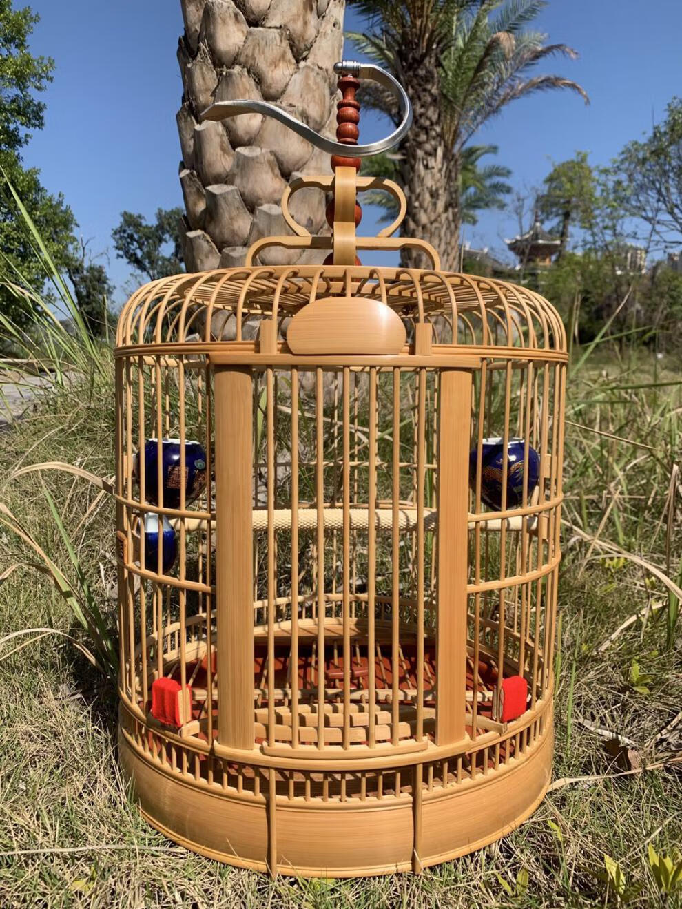 鸟笼竹制川笼全套画眉鸟笼川笼画眉鸟笼子四川鸟笼成都画眉鸟笼贵州