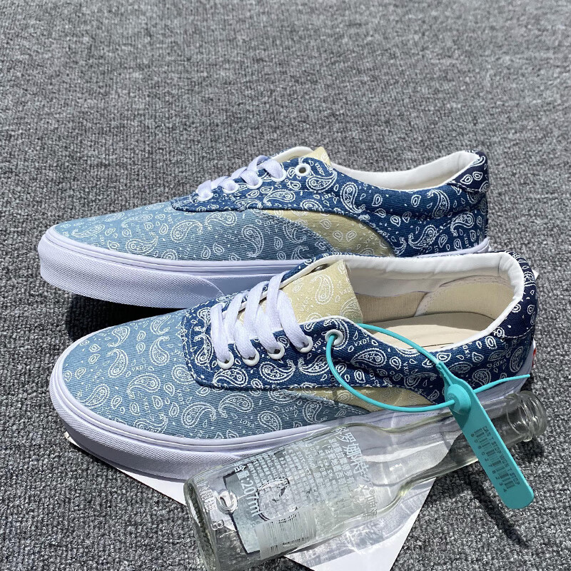 万斯(vans)男鞋fog鞋子满印联名款帆布鞋大码48胖宽脚肥潮板鞋男夏季