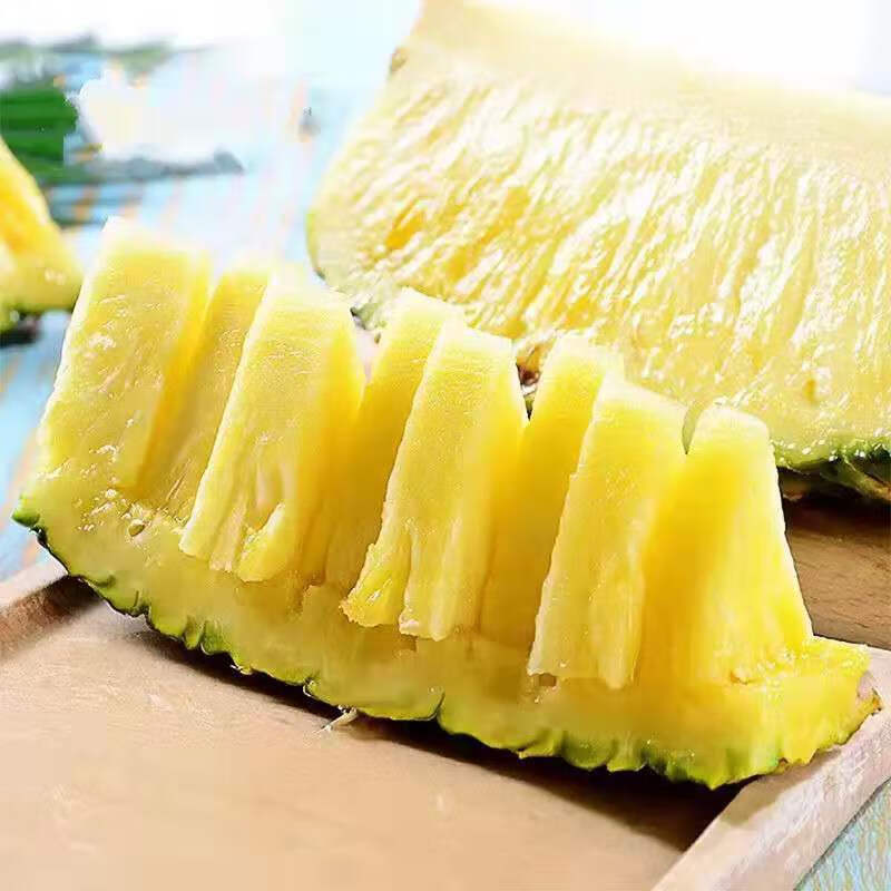 【精选大果】菲律宾无冠凤梨 无眼大菠萝批发新鲜特大果爆甜风梨 红色