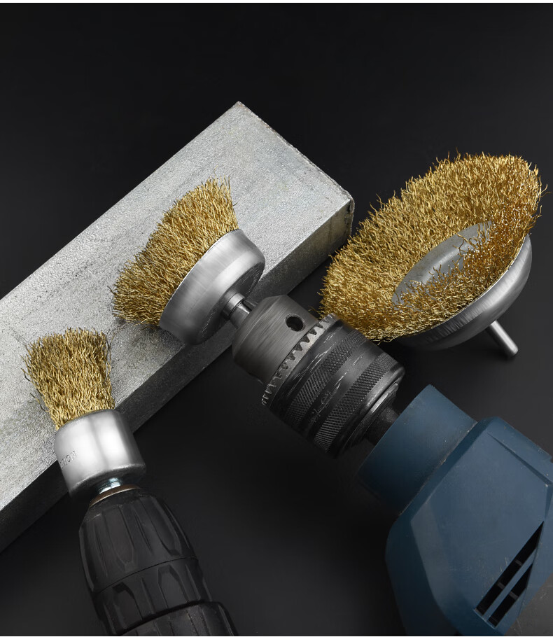 钢丝轮电动角磨机钢丝刷圆形打磨头除锈神器金属不锈钢除锈抛光轮