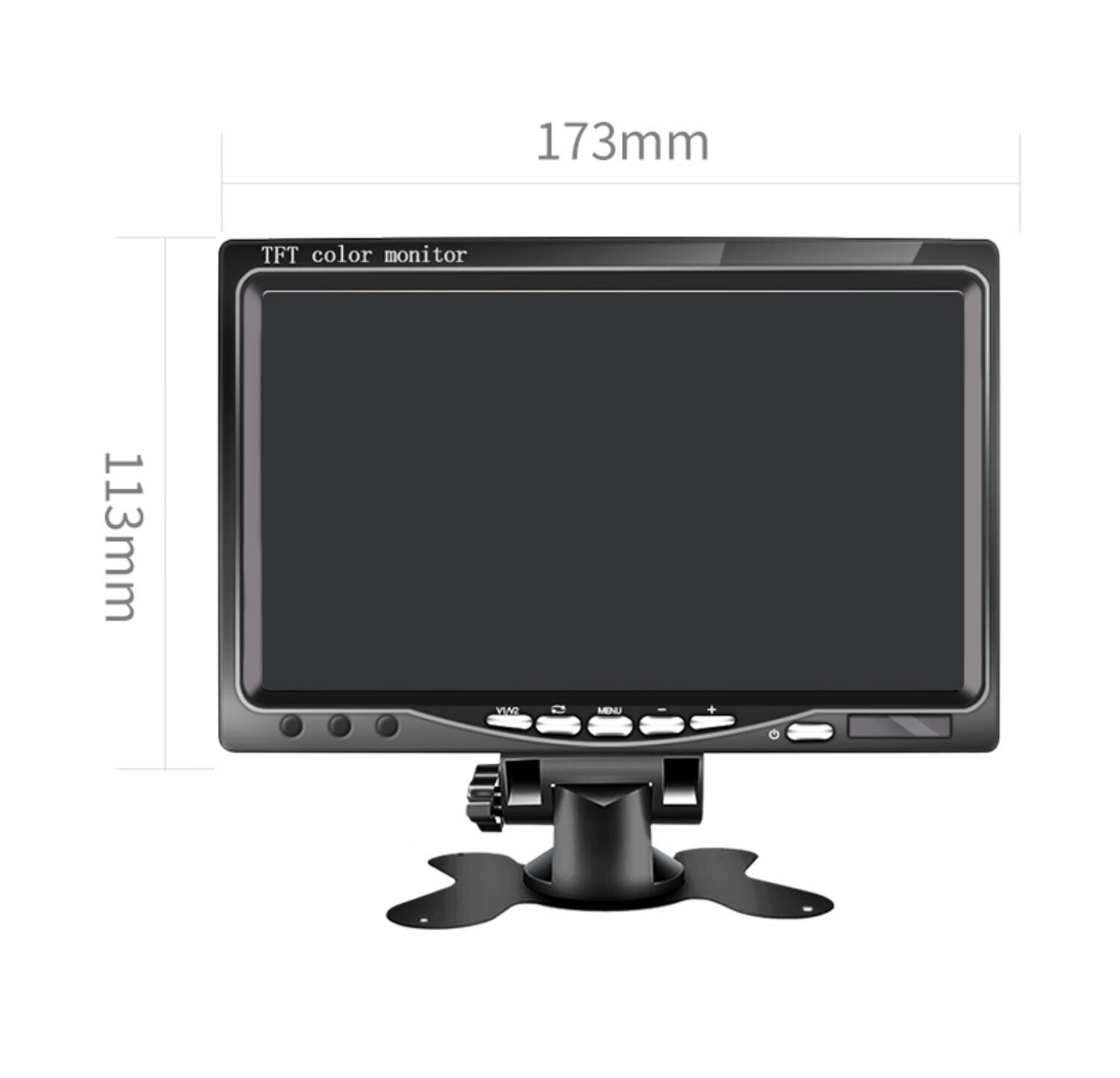 倒车影像显示器7寸高清大货车汽车收割机24v液晶屏幕车载显示屏 7寸