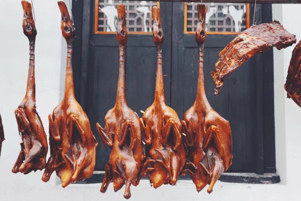 绍兴酱鸭安昌古镇特产呆婆鸭风干酱香 三年老鸭 农家酱鸭腊味年货 礼