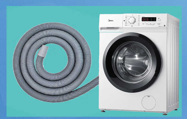 适用美的洗衣机排水管加长延长管滚筒波轮全自动洗衣机出水下水管