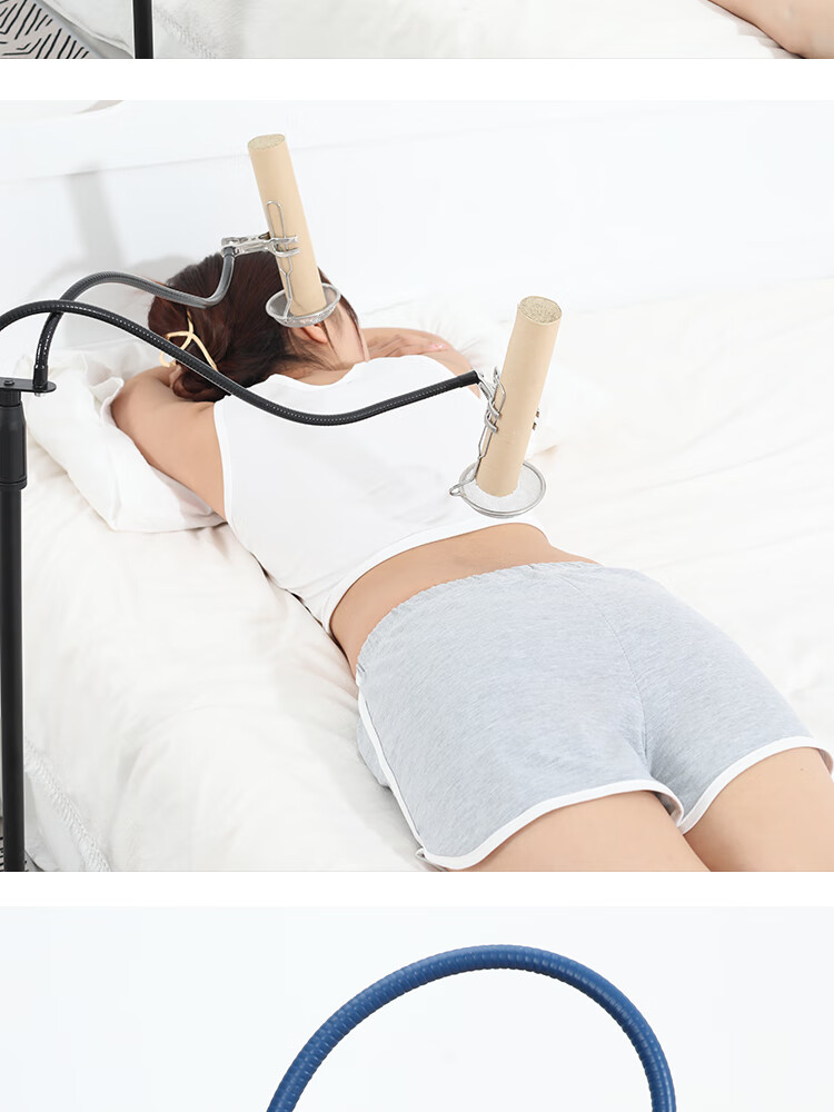 懒人艾灸架悬灸架家用落地全身防烫工具雷火灸艾条熏蒸仪艾灸夹子黑色