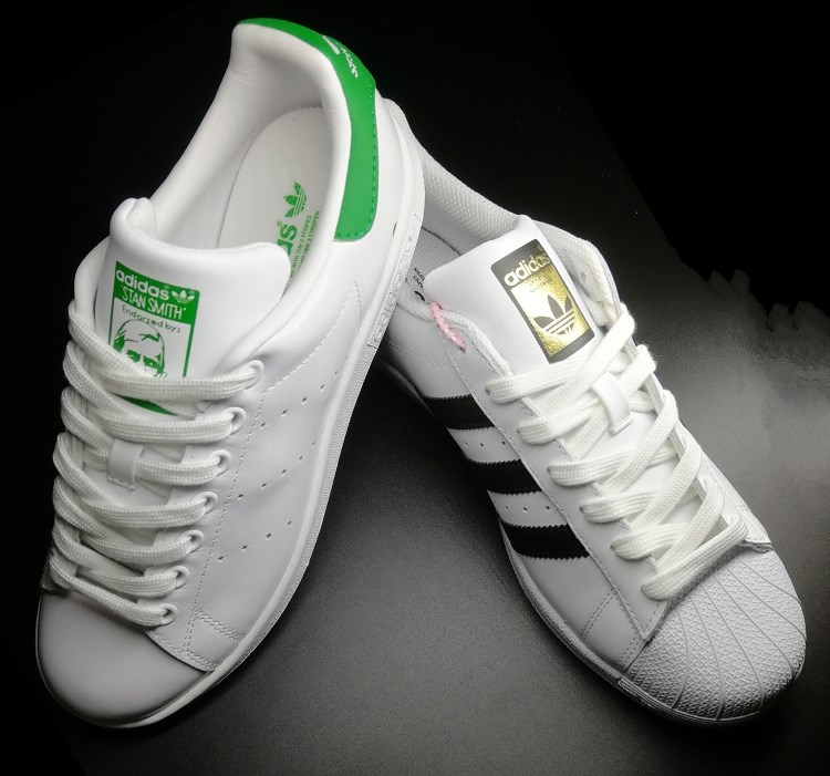 适配阿迪达斯鞋带扁女男韩版百搭纯棉史密斯贝壳头三叶草小白鞋鞋带