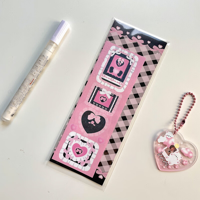 辉航睿盛ins可爱小卡边框贴纸拍立得照片装饰咕卡贴纸小动物diy装饰贴