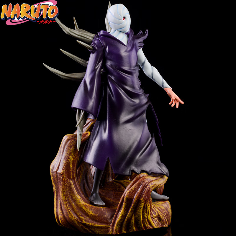 万代官方旗舰 火影忍者手办带土同款宇智波带土手办白面具六道白绝