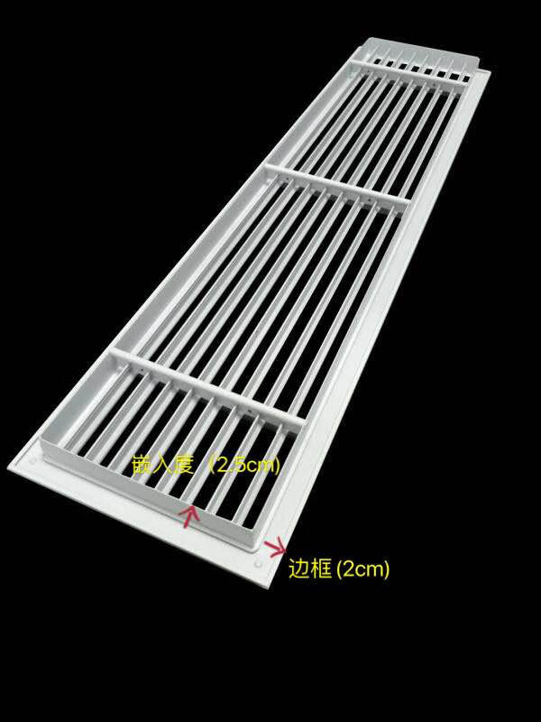 铝合金中央空调出风口排风口百叶窗换气通风口格栅散流器检修口回风口