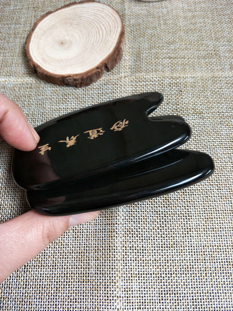 痧道缘水牛角刮痧板 刘学奎传承痧道养生刮痧板 培训 痧道养生六齿