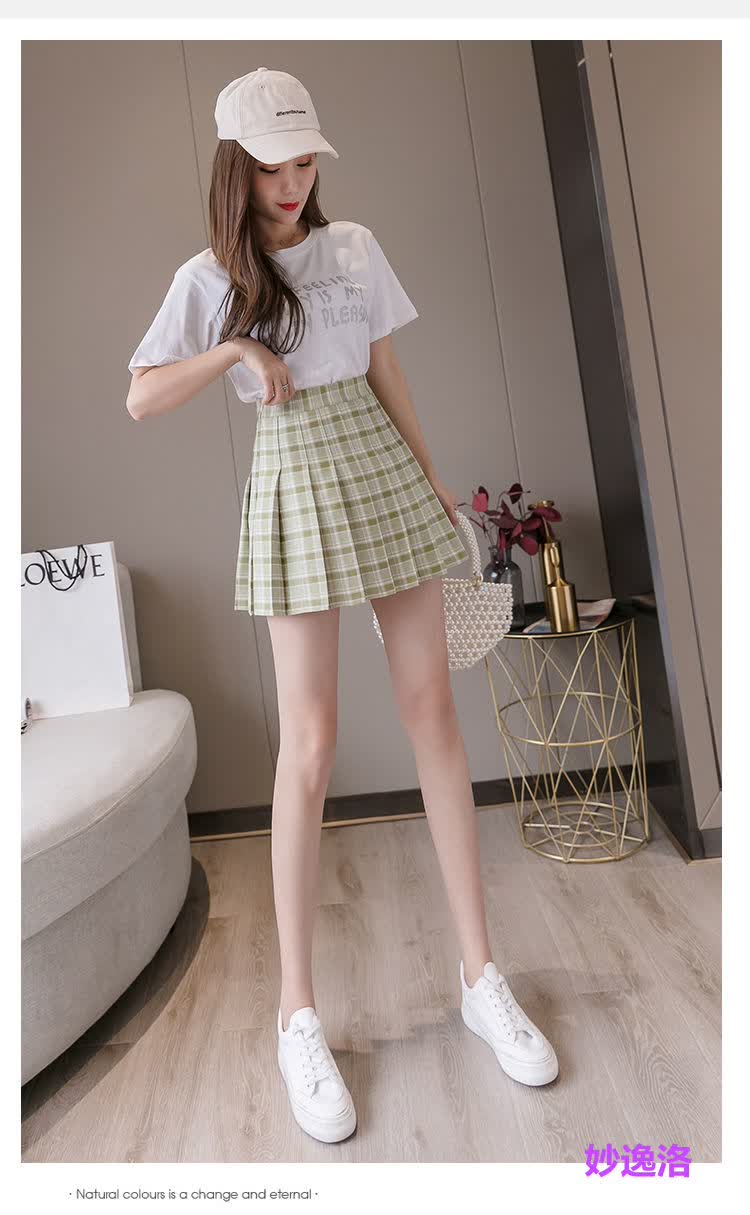 穿的软妹少女裤衩裙女士超短裙初恋大学生初高中防走光半身裙安全裤