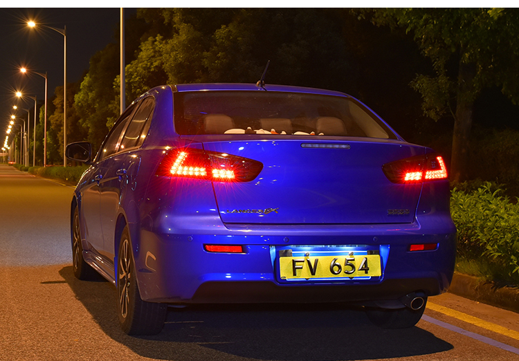 三菱翼神led后尾灯总成改装台湾秀山翼神led尾灯总成led尾灯总成单边