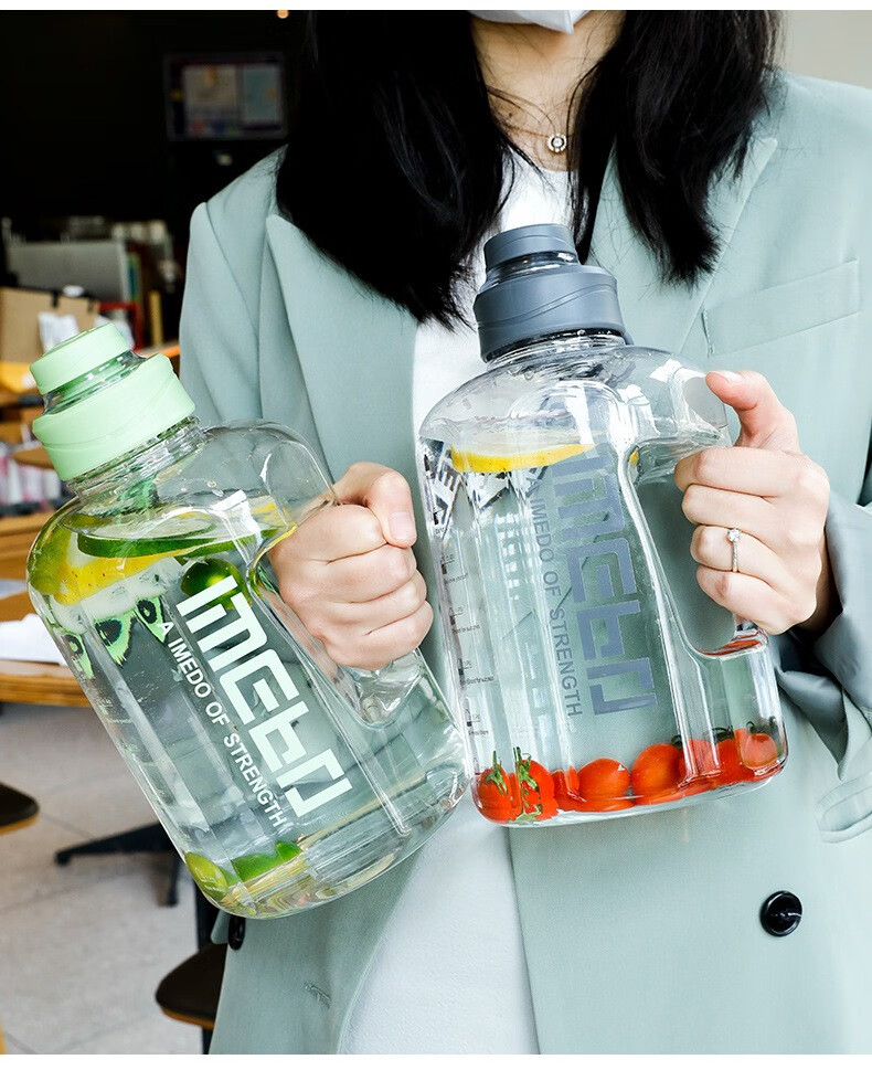 可装开水森森猫suns大容量水杯男士运动水壶男生健身水桶吨桶吨塑料