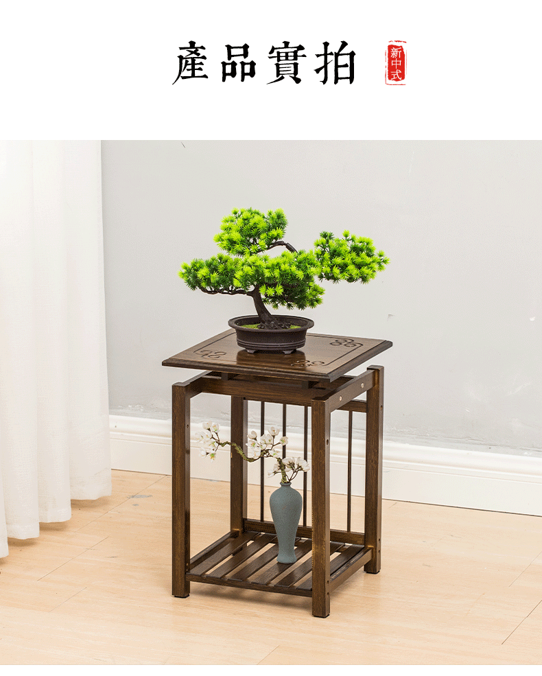 悠阳胡桃色升级款悬浮面小号花台