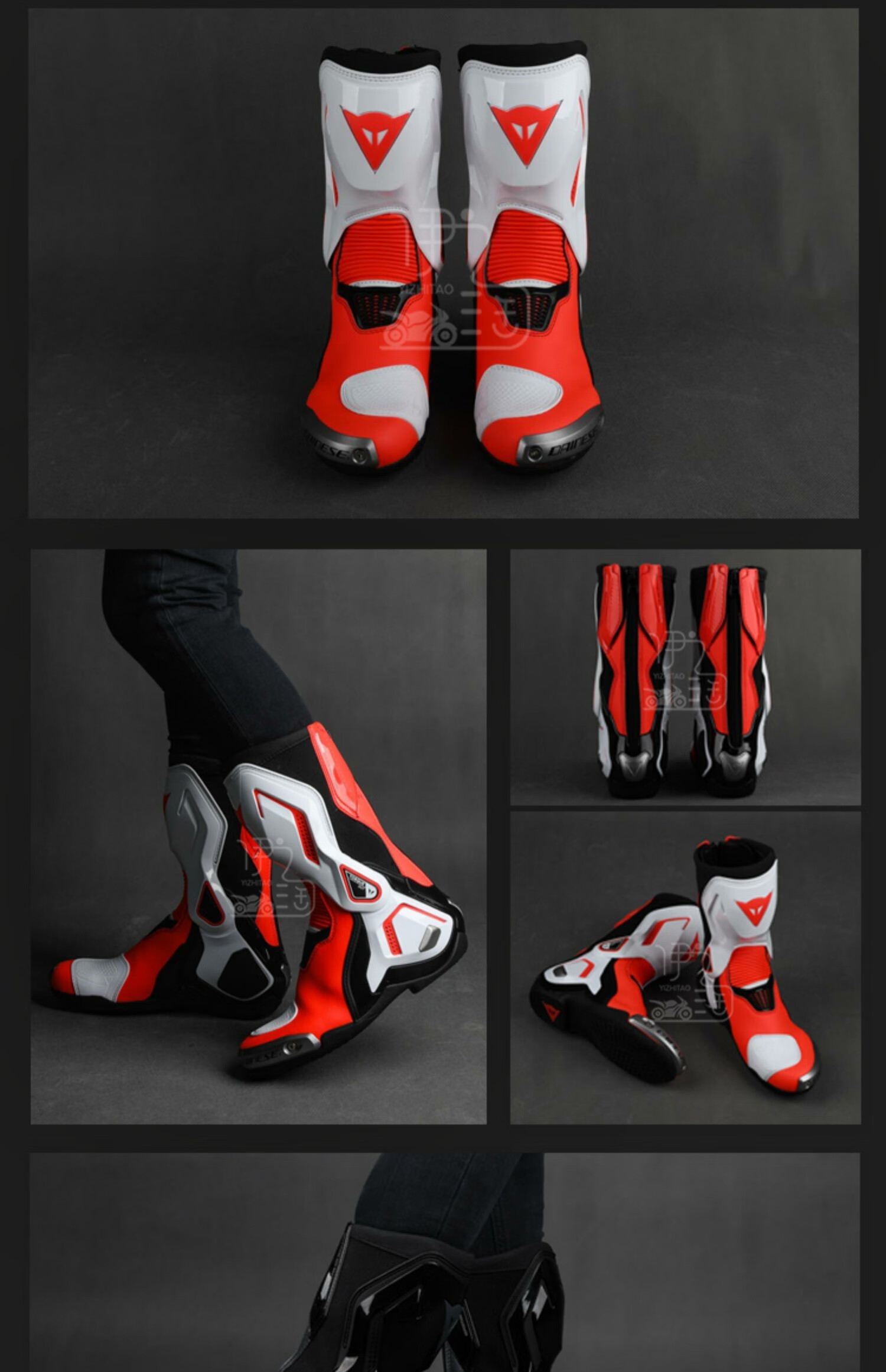 加厚长靴耐脏摩托车骑行鞋 丹尼斯扭矩摩托车四季男款钛合金长靴骑行