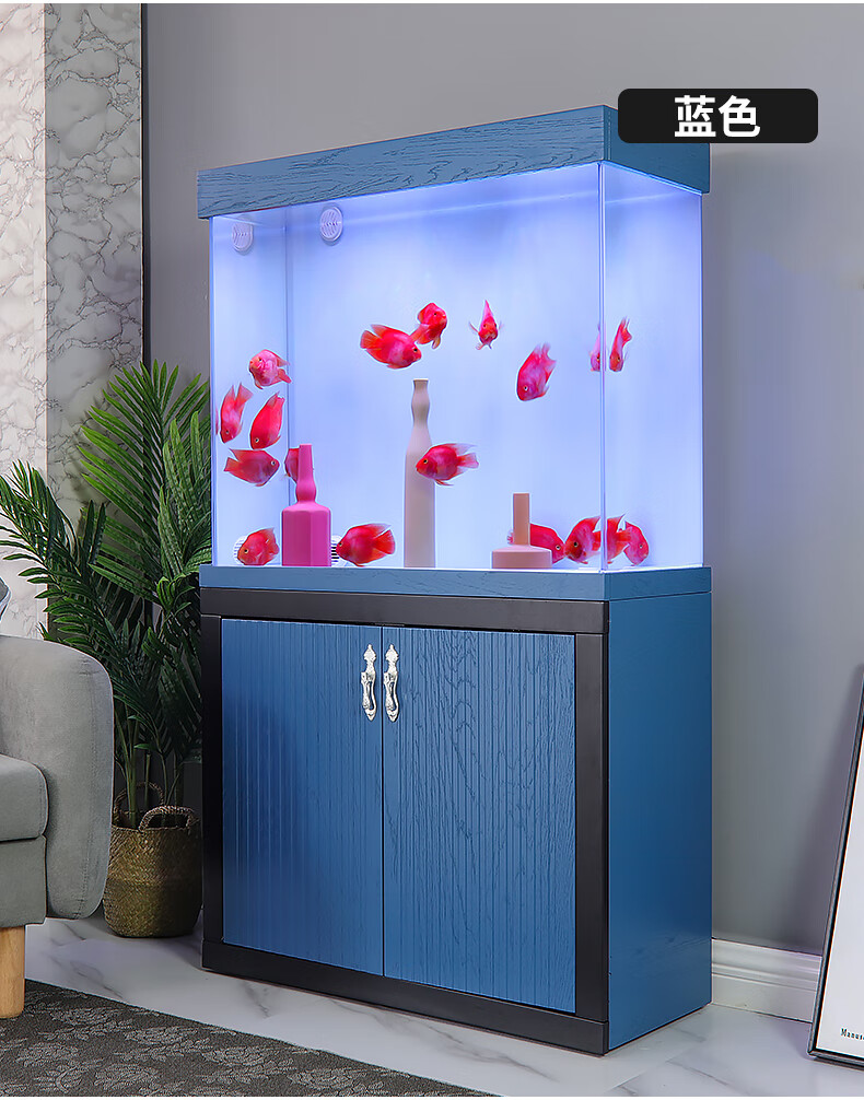 【送货到家限区】eyckee爱客缸内无管件超白玻璃下过滤客厅鱼缸