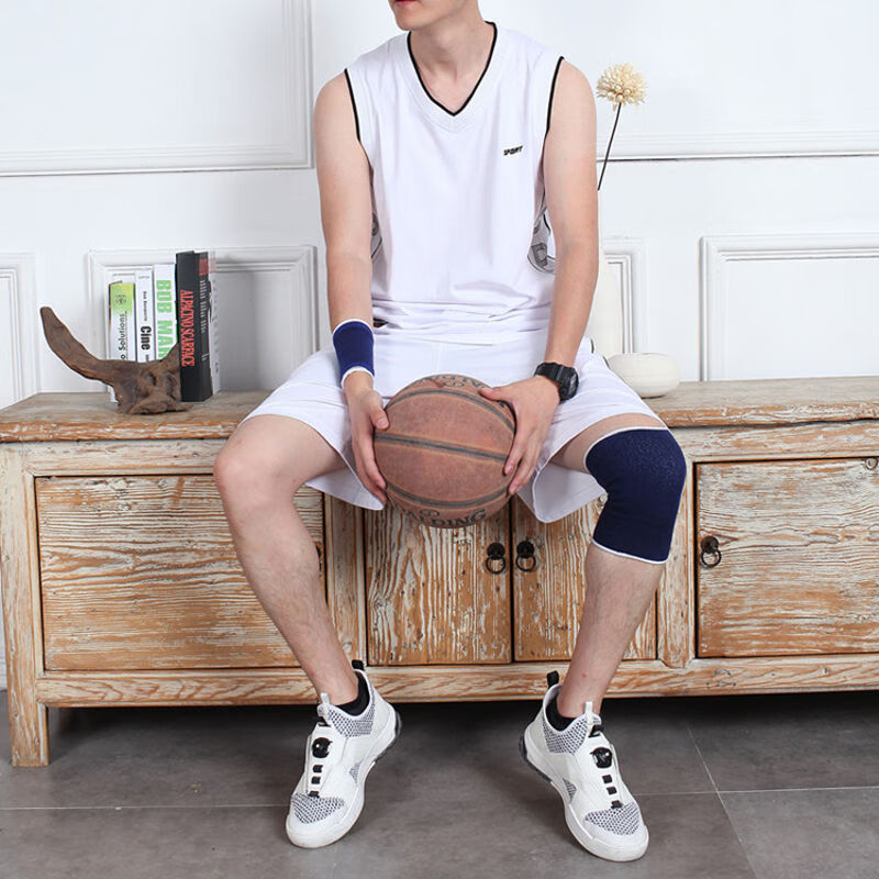 夏天跑步运动套装男士背心短裤宽松大码无袖吸汗透气篮球衣服 707黑色