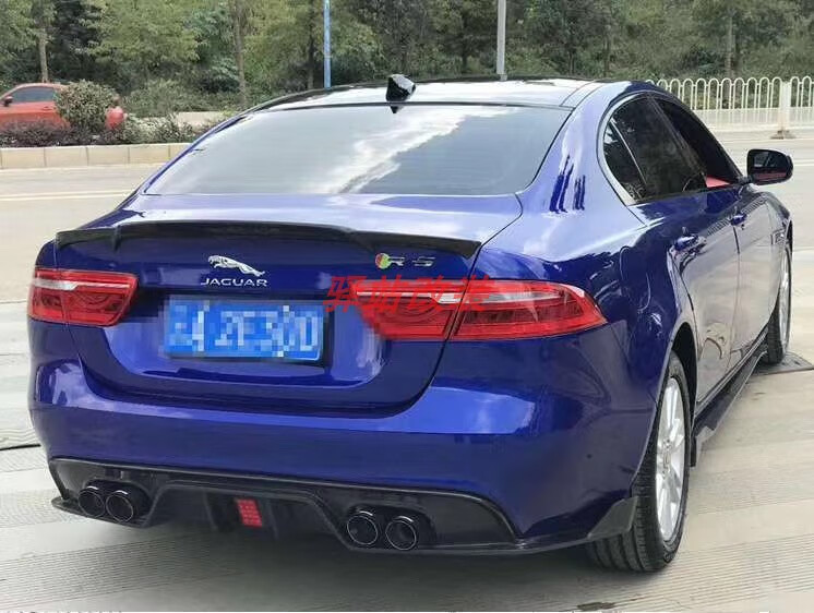 适用于捷豹xel尾翼改装aspec款碳纤维专车专用小尾翼改装件免打孔