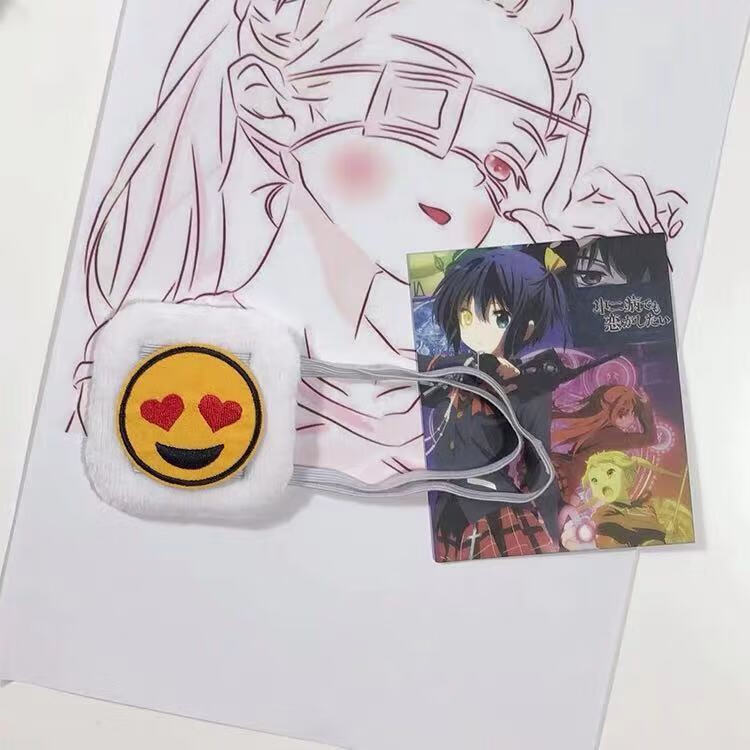 单眼眼罩可爱萌网红独罩日系卡通二次元动漫cos中二ita 黑色-黑执事款