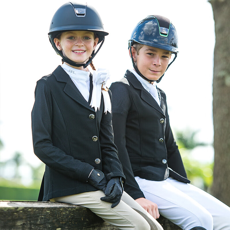 马术服意大利aa障碍西服春秋骑马服装跳栏骑马装马术服装女款酒红xs