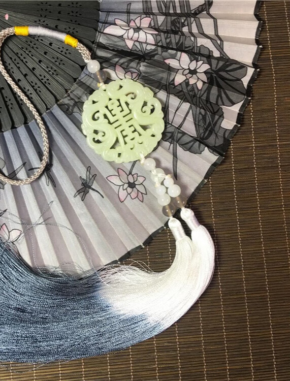 腰佩古风汉服腰佩古典禁步流苏腰挂仿古龙玉牌挂坠古代腰间配饰白玉佩