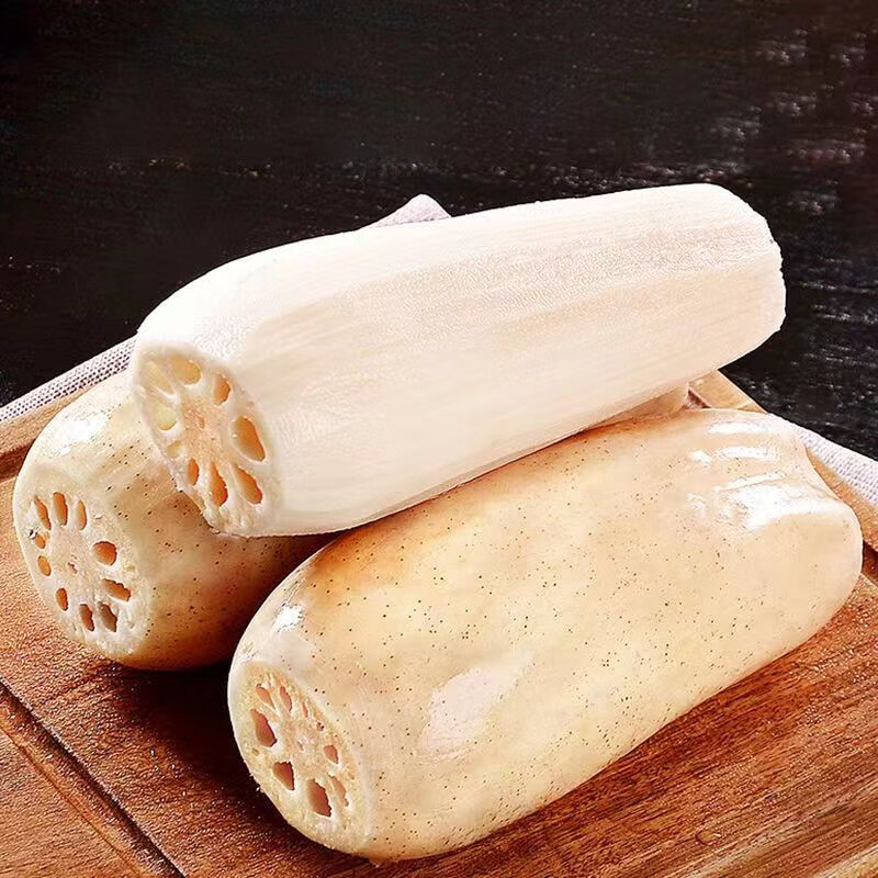 媚调 湖北洪湖粉藕新鲜煲汤粉藕带泥巴莲藕五斤现挖煨汤粉藕九孔糯米