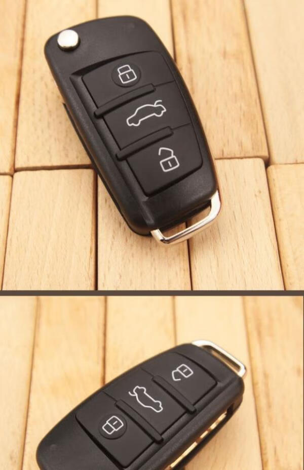 仿真车钥匙奥迪a6 a7 q3 q5 q7 a8汽车遥控器新款a4l豪车收藏模型 19