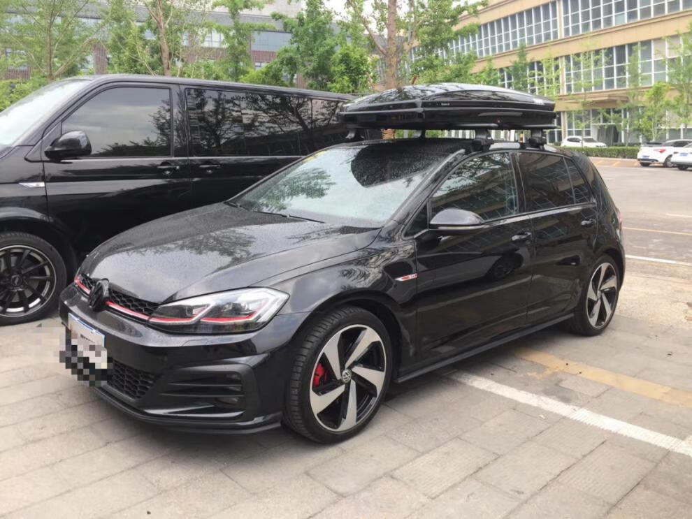 【高尔夫自驾游车顶箱】大众高尔夫7gti 高6 8车顶行李箱车顶行李箱