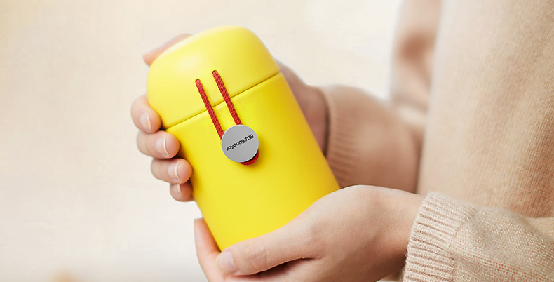 九阳 小红绳保温杯 316不锈钢水杯 320ml