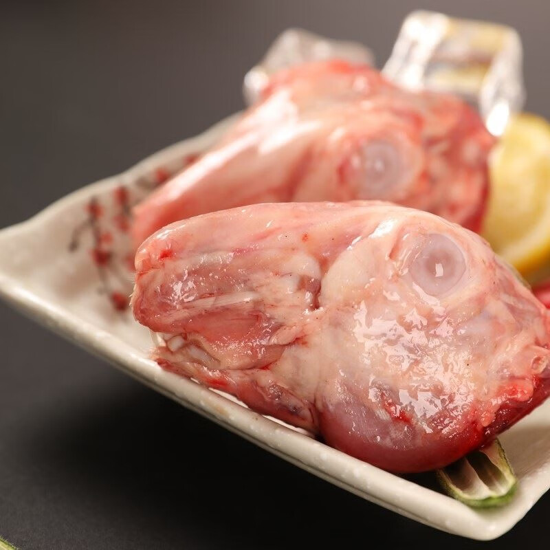 轻恋顺丰兔头新鲜现杀活兔兔子头农家兔脑麻辣兔头冷冻25kg5斤