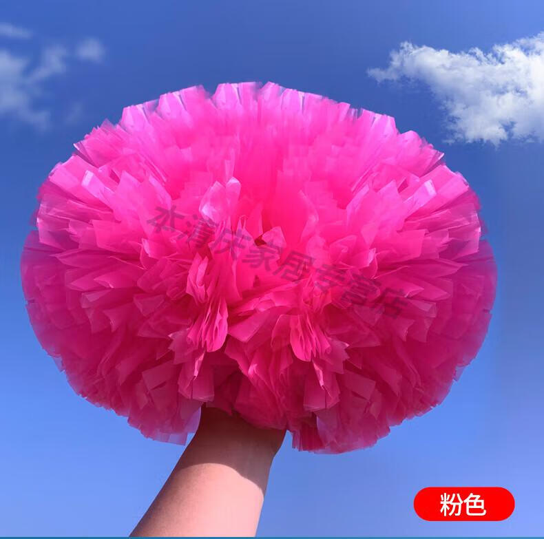 啦啦队手花哑光手握手柄啦啦队舞蹈运动会助威道具广场舞手花课间操