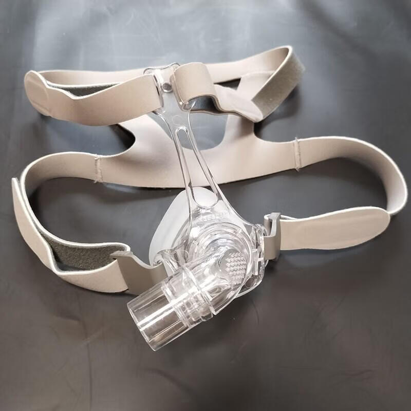 国产通用呼吸器机鼻罩鼻面罩头套头罩配件鼻套 口鼻罩中号(嘴巴鼻子都