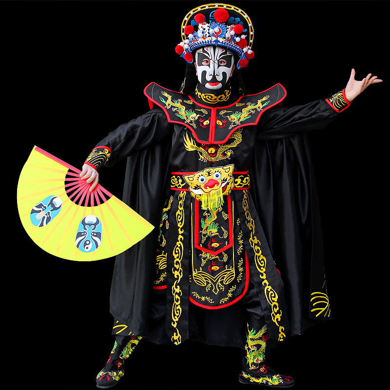 机智芽川剧变脸服装自动变脸服装全套电动遥控变脸服装自动空手变脸