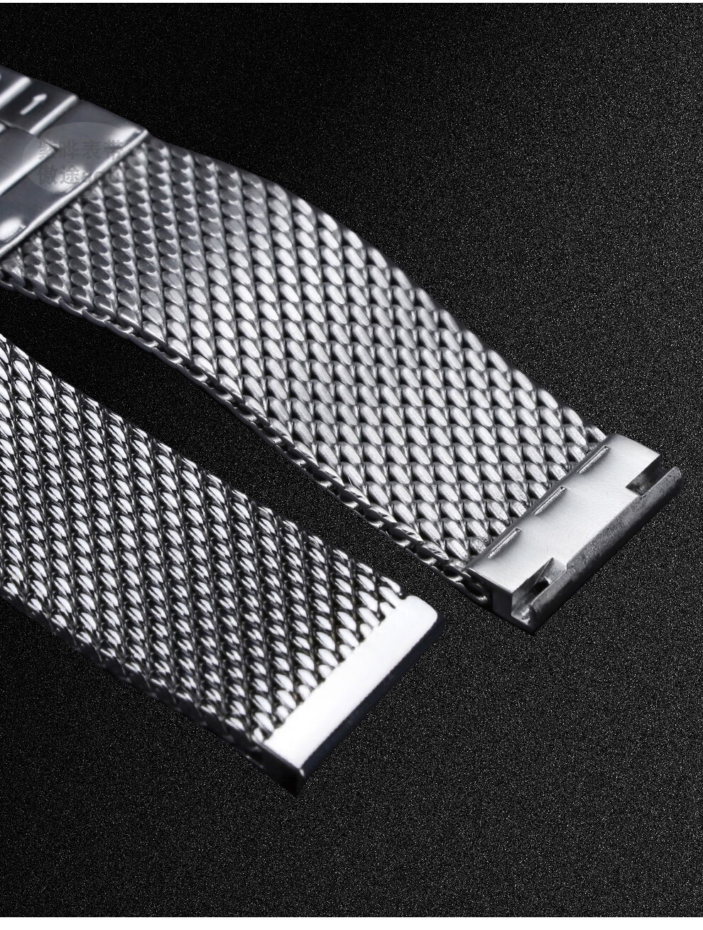 浩米米兰尼斯精钢代用 22mm米兰带编织钢带 万国葡萄牙7日链不锈钢