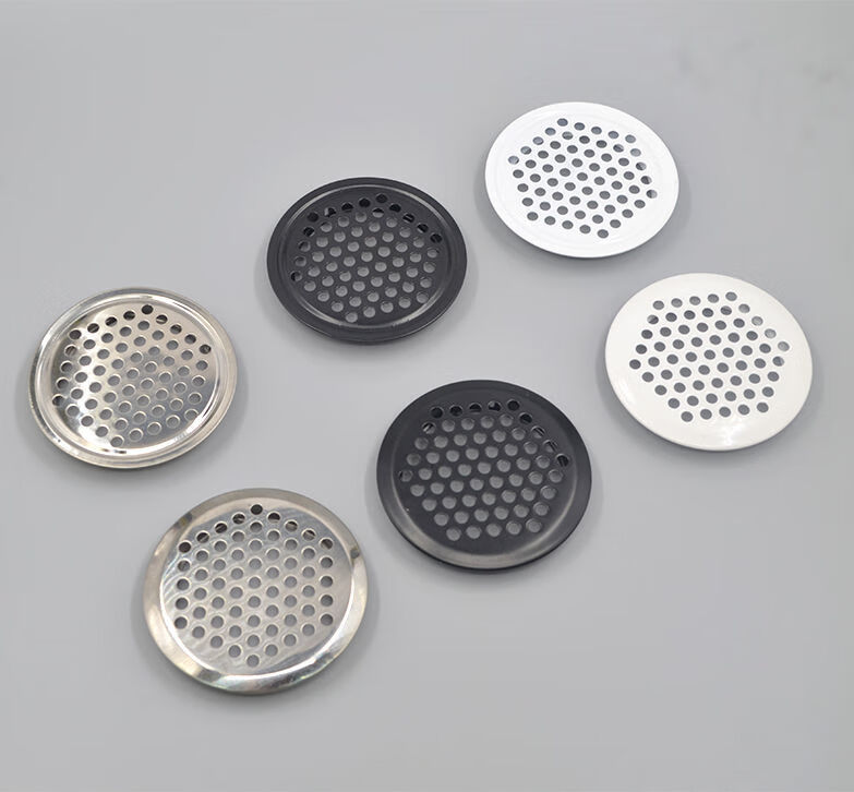 通风口网罩橱柜透气孔衣柜鞋柜不锈钢通气孔透气网孔洞装饰圆盖气孔塞