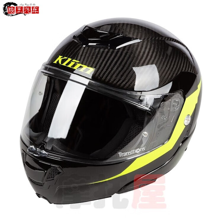 美国klim tk1200碳纤维摩托车揭面头盔拉力头盔旅行机车adv宝马杜卡迪