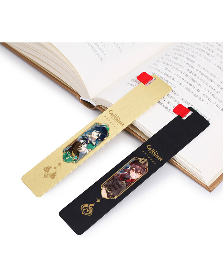 原游戏动漫神周边支持定制派蒙可莉雷电将军钟离胡桃八重神子书签