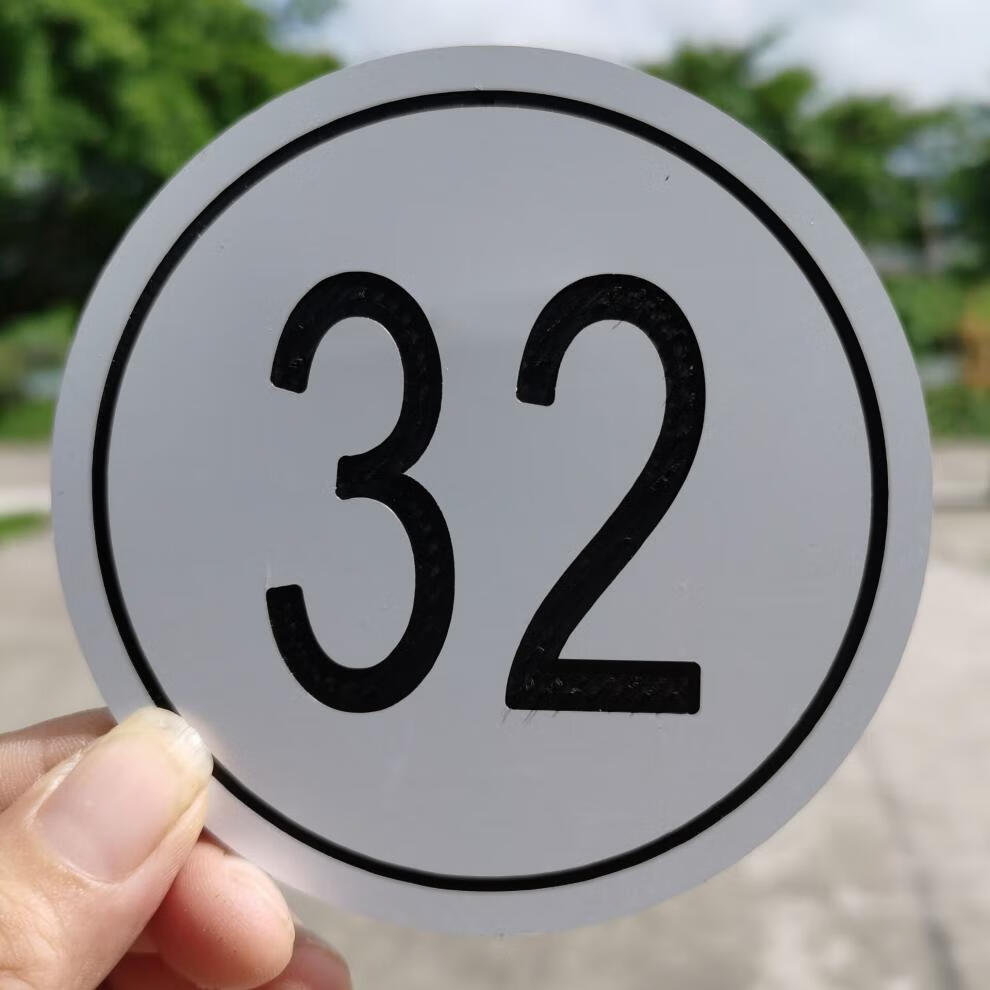 直播间号码牌编号牌模特走秀舞蹈腰牌比赛考级数字牌 1-30号_红色圆形