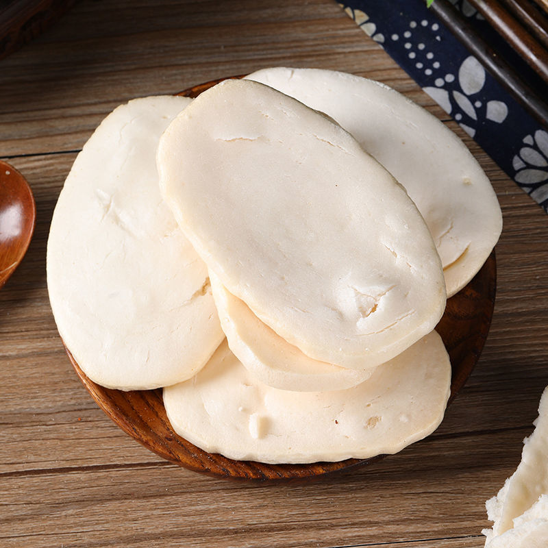 晨臻 传统老式现爆年糕片童年手工宝宝休闲零食老式爆米花猫耳朵 年糕