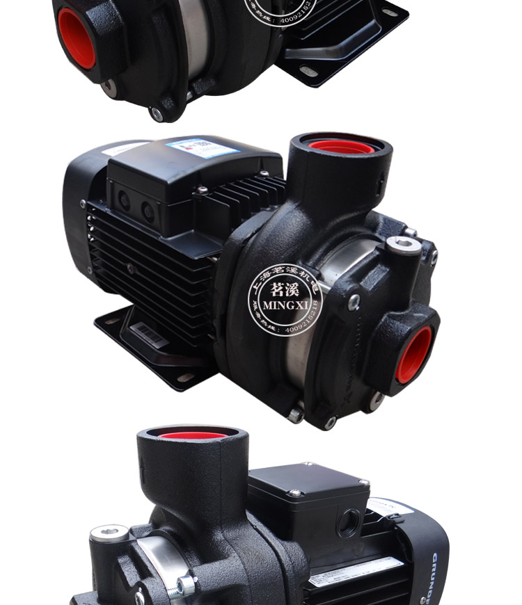 丹麦格兰富cm25-1/2/3/4卧式多级泵热水循环管道增压泵大流量 cm25-3