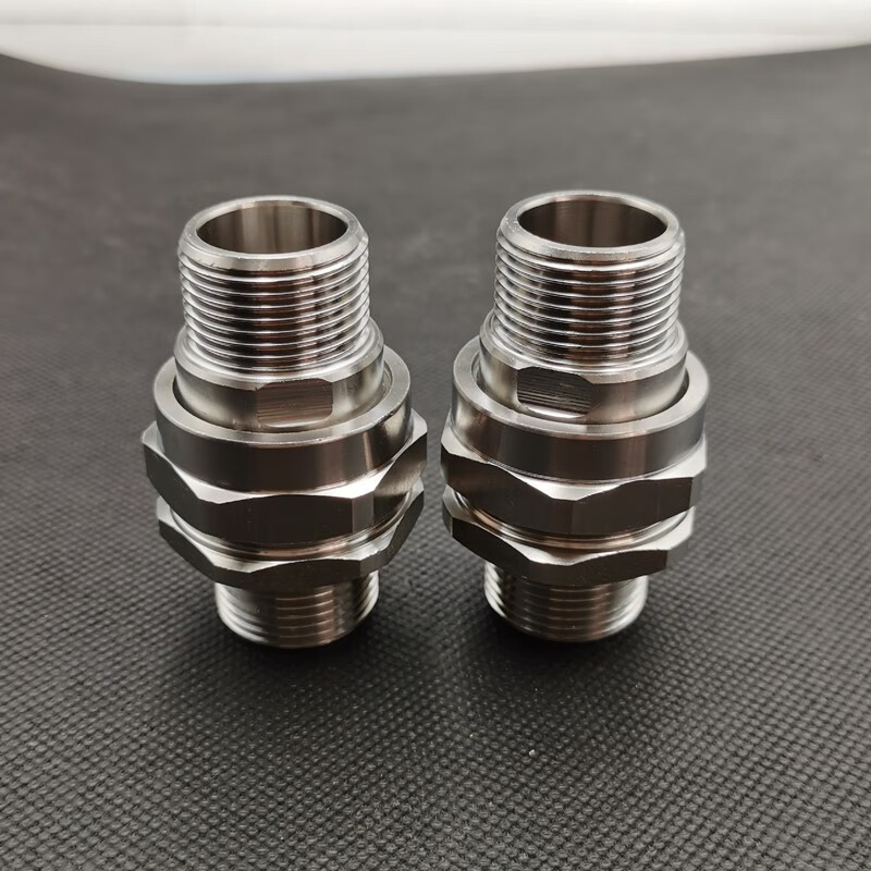 jiaranex304不锈钢防爆活接头双外丝防爆对丝活接防爆管件接头穿线管